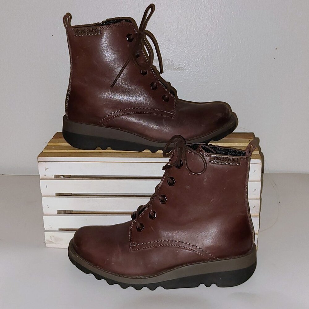 JOSEF SEIBEL Lina 06 Leather Boots, Size 36 (EU) 6 (US)